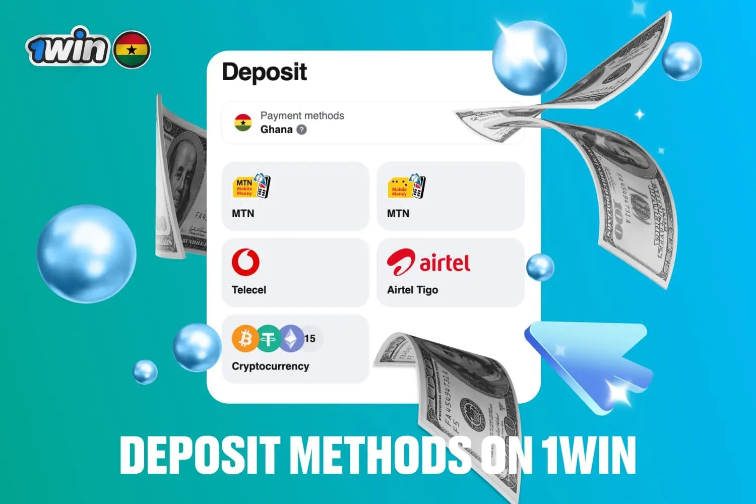 1win deposit and payments